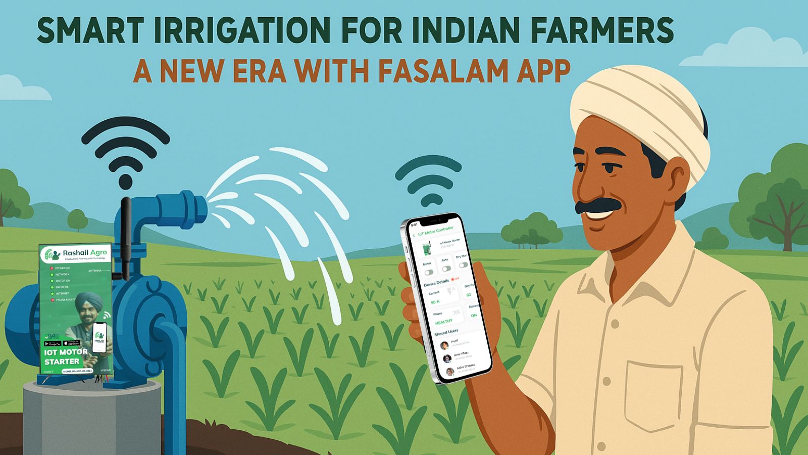 Smart Irrigation for Indian Farmers: A New Era with Fasalam App